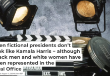 There have been Black presidents and female presidents in movies, but no presidents with Kamala Harris’ background. Klaus Hackenberg/The Image Bank/Getty Images